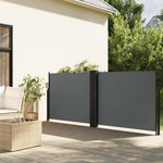 VIDAXL Auvent lateral retractable anthracite 100x1000 cm