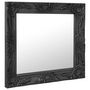 Voir la diapositive 2 : VIDAXL Miroir mural style baroque 50x50 cm noir