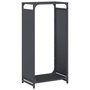 Voir la diapositive 2 : VIDAXL Portant de bois chauffage anthracite 44x28x90 cm