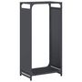 Voir la diapositive 2 : VIDAXL Portant de bois chauffage anthracite 44x28x90 cm