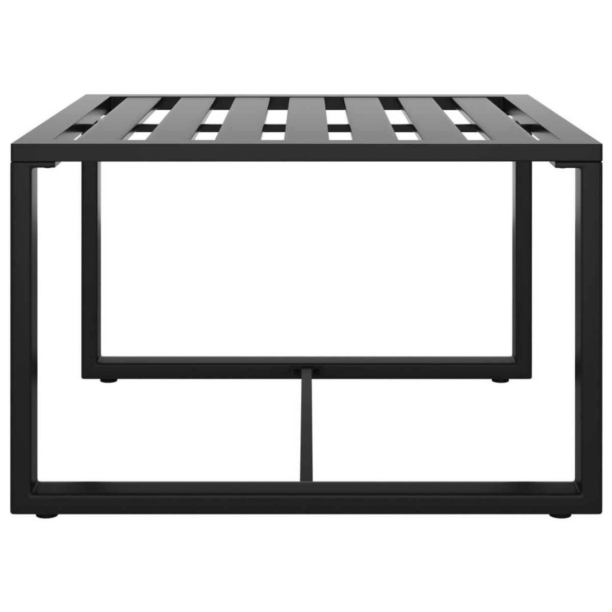 VIDAXL Table basse Aluminium Anthracite