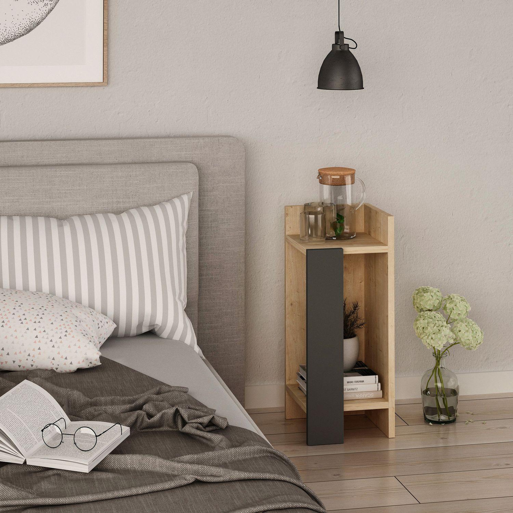 Voir la diapositive 2 : TOILINUX Table de chevet elos droite