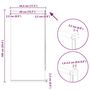 Voir la diapositive 6 : VIDAXL Store enrouleur occultant beige 40 x 100 cm