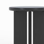 Voir la diapositive 3 : Rendez vous déco Table d'appoint ronde en bois noir D40 cm-Néa