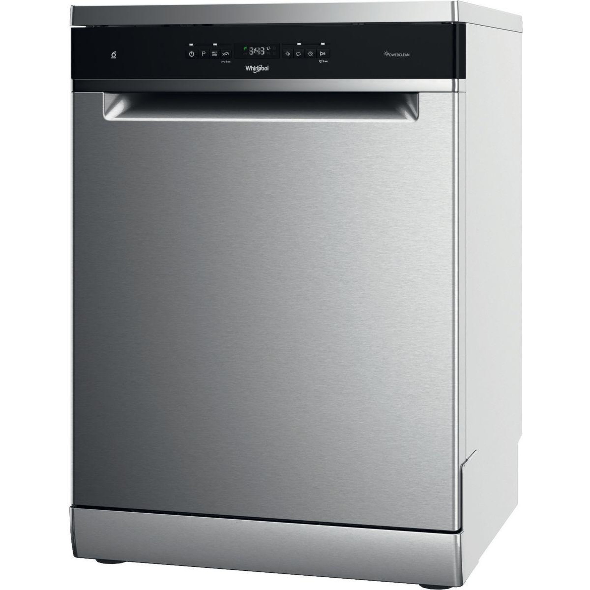 Voir la diapositive 4 : Whirlpool Lave vaisselle 60 cm WH3FC14BN71X 6ème sens