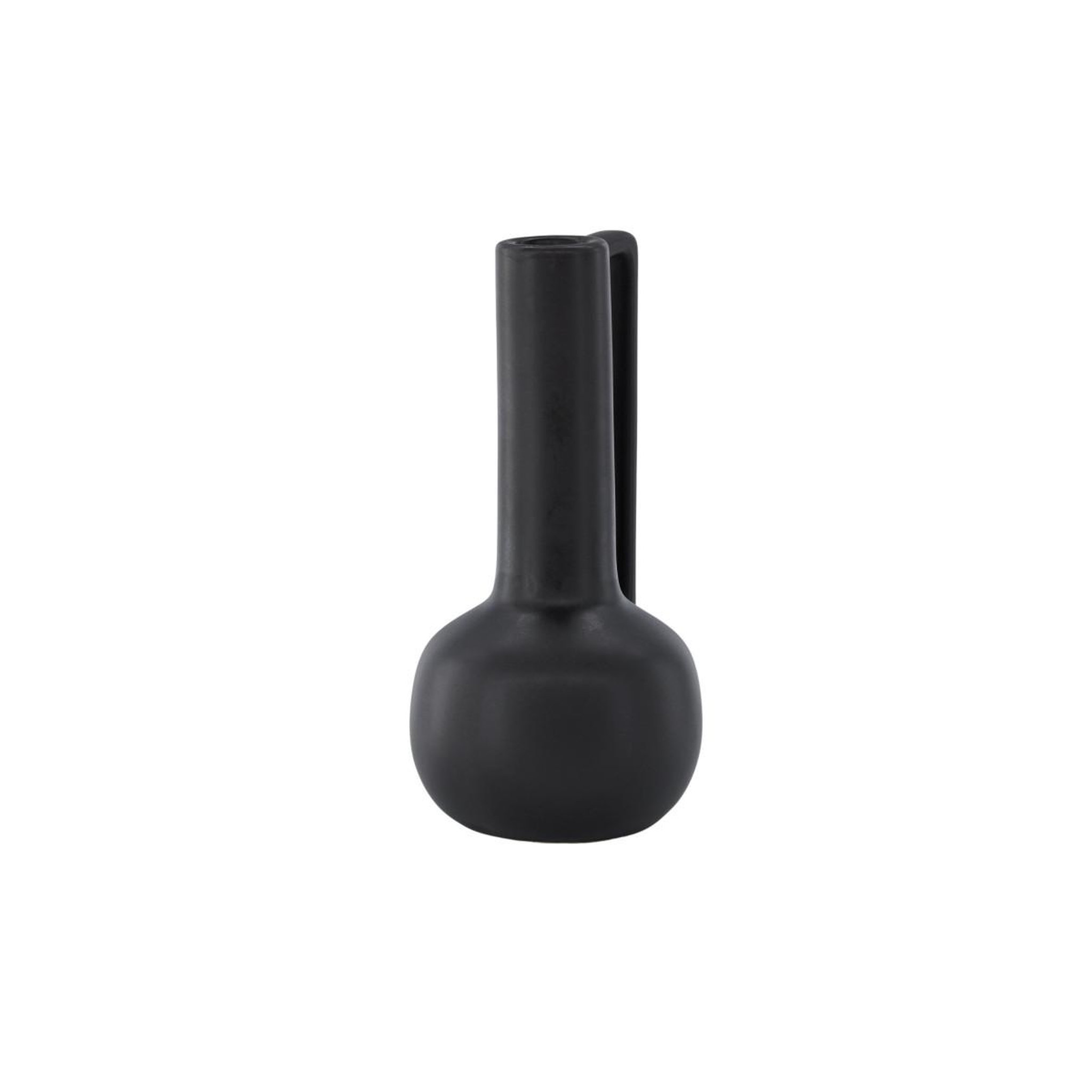 Voir la diapositive 3 : Paris Prix Vase design en céramique  allis  36cm noir