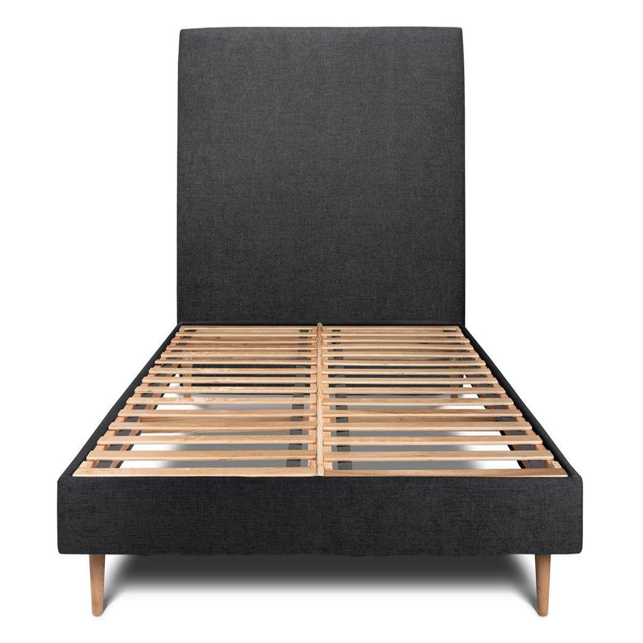 Voir la diapositive 1 : Sommeil de Plomb Lit avec tête de lit tapissier tissu et sommier kit - Hauteur totale : 29cm
