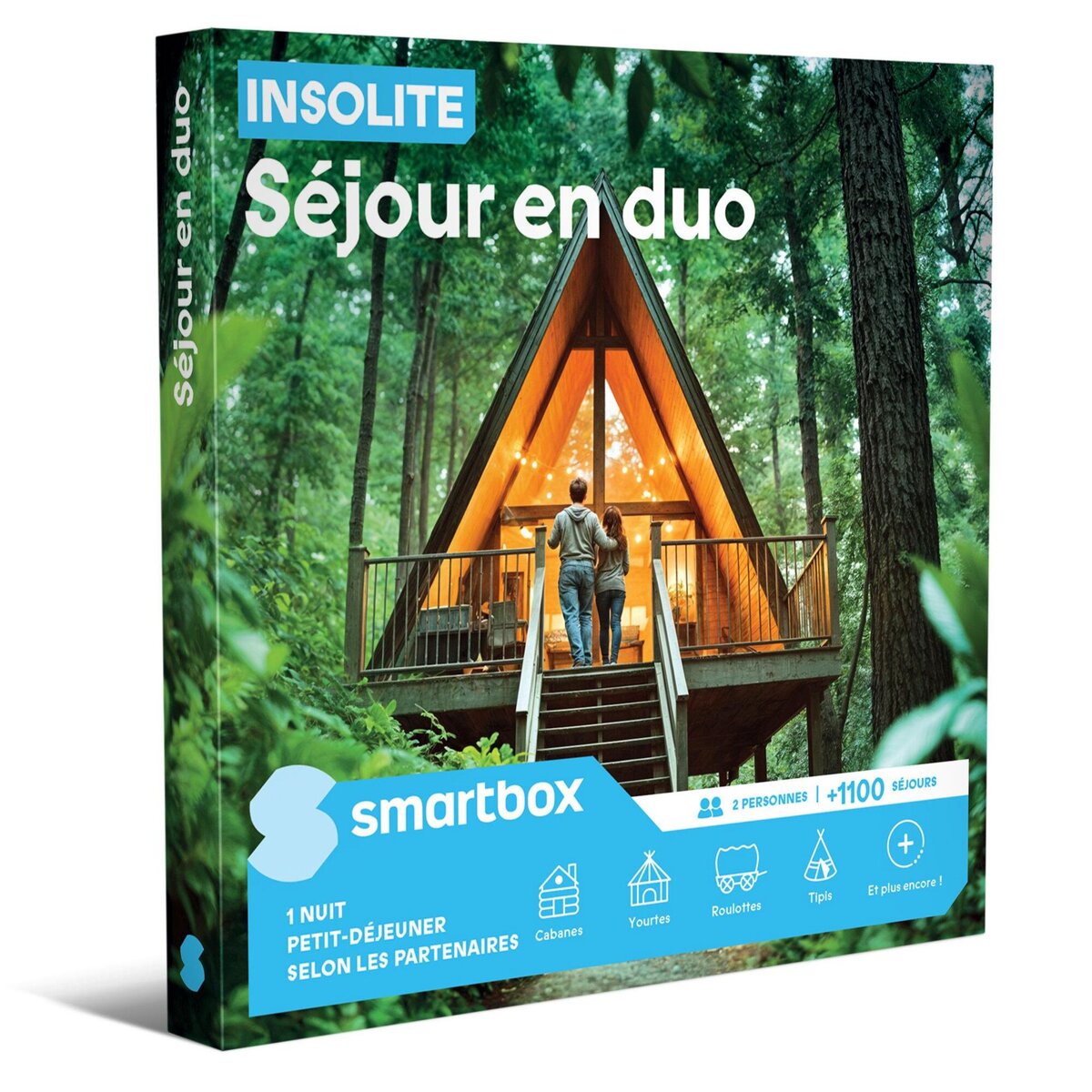 Smartbox Insolite Séjour en duo - Coffret Cadeau Séjour