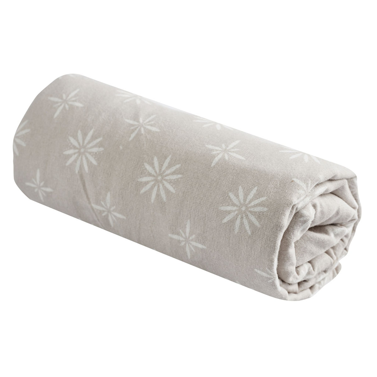 ACTUEL Drap housse fantaisie en flanelle WILMA