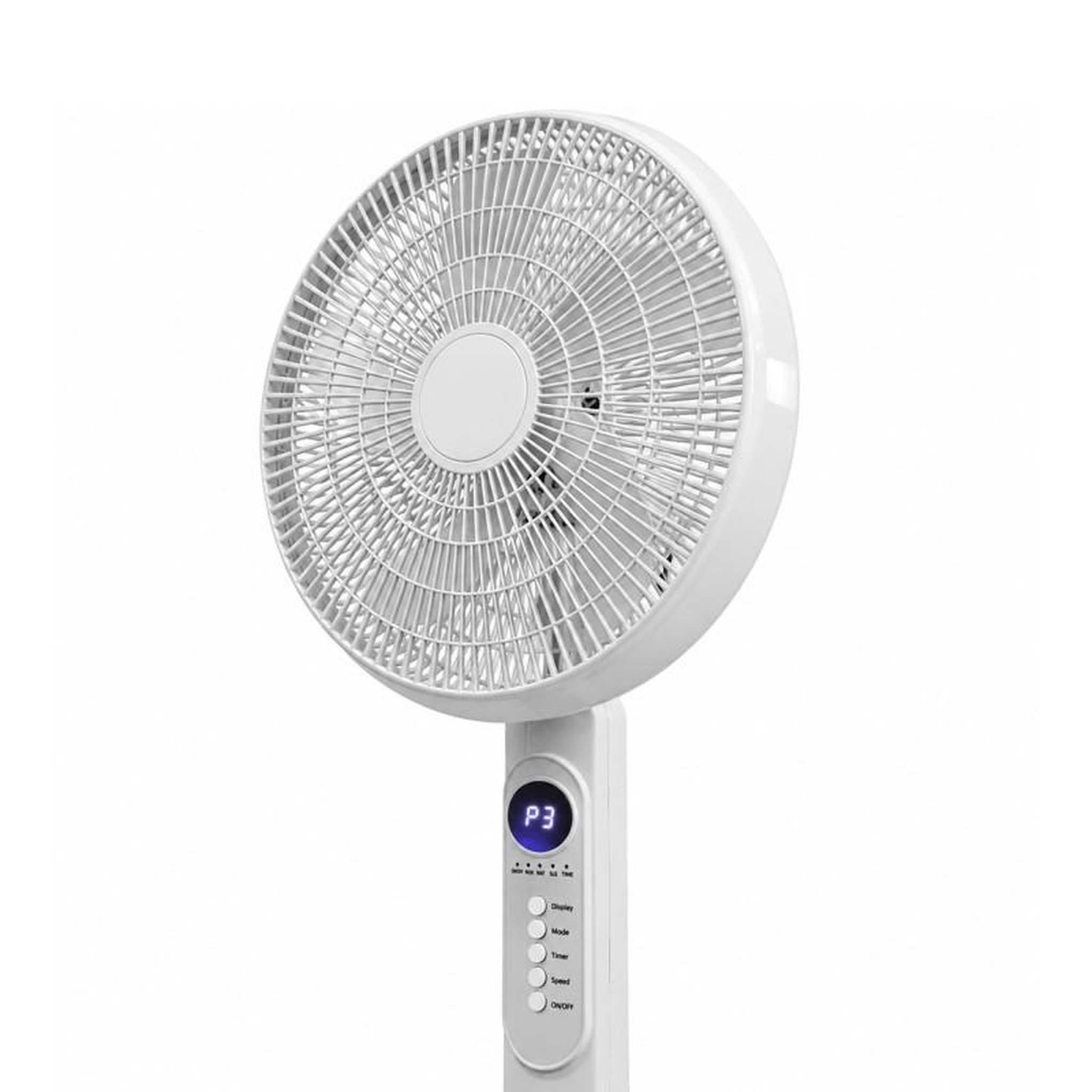 Voir la diapositive 6 : Ventilateur Sur Pied Avec Télécommande Et écran Led 40 Cm – 45w