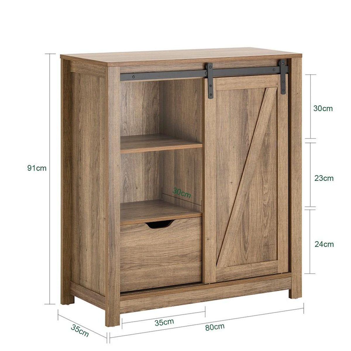 SOBUY SoBuy - Meuble À Chaussures avec un tiroir - Rustique - FSB59