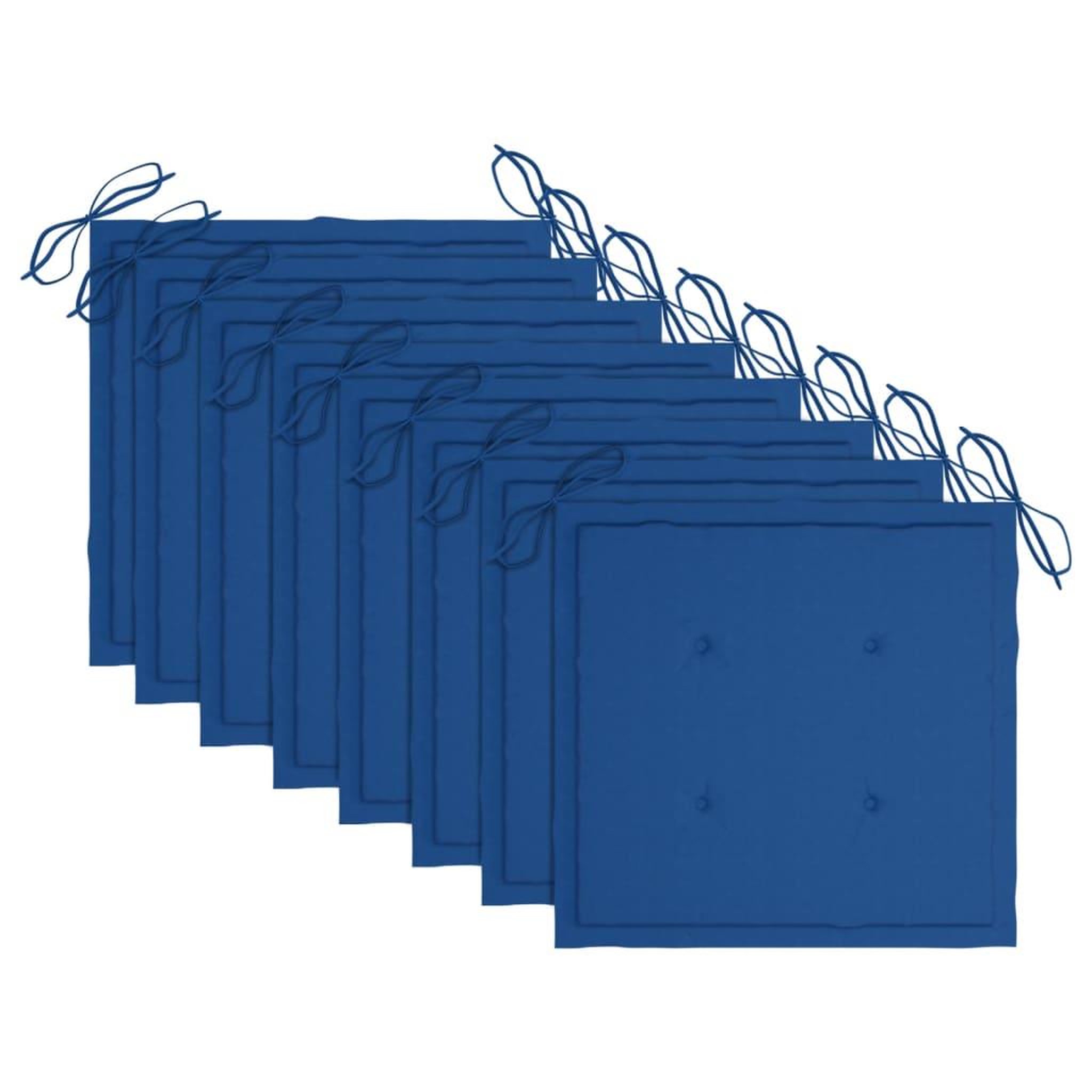 Voir la diapositive 4 : VIDAXL Chaises a manger d'exterieur lot de 8 et coussins Acacia massif