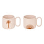 Voir la diapositive 1 : SECRET DE GOURMET Coffret 2 Mugs  Sunshine  36cl Beige