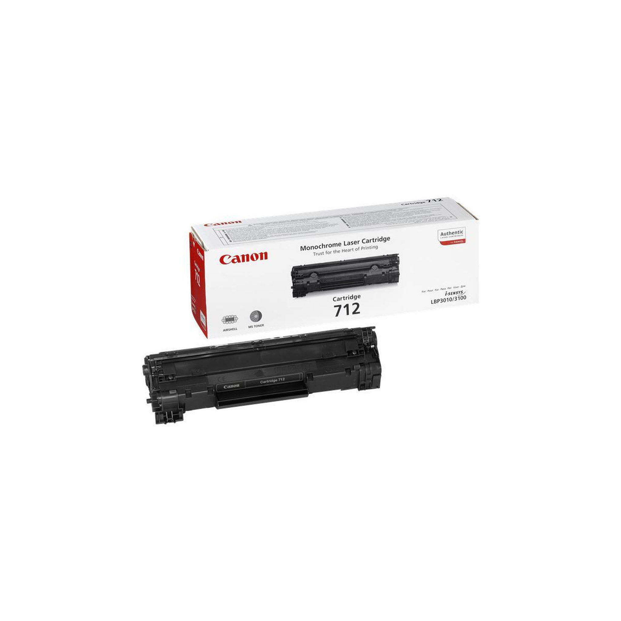 Voir la diapositive 2 : Canon Toner Canon 712 - Noir - 1500 pages