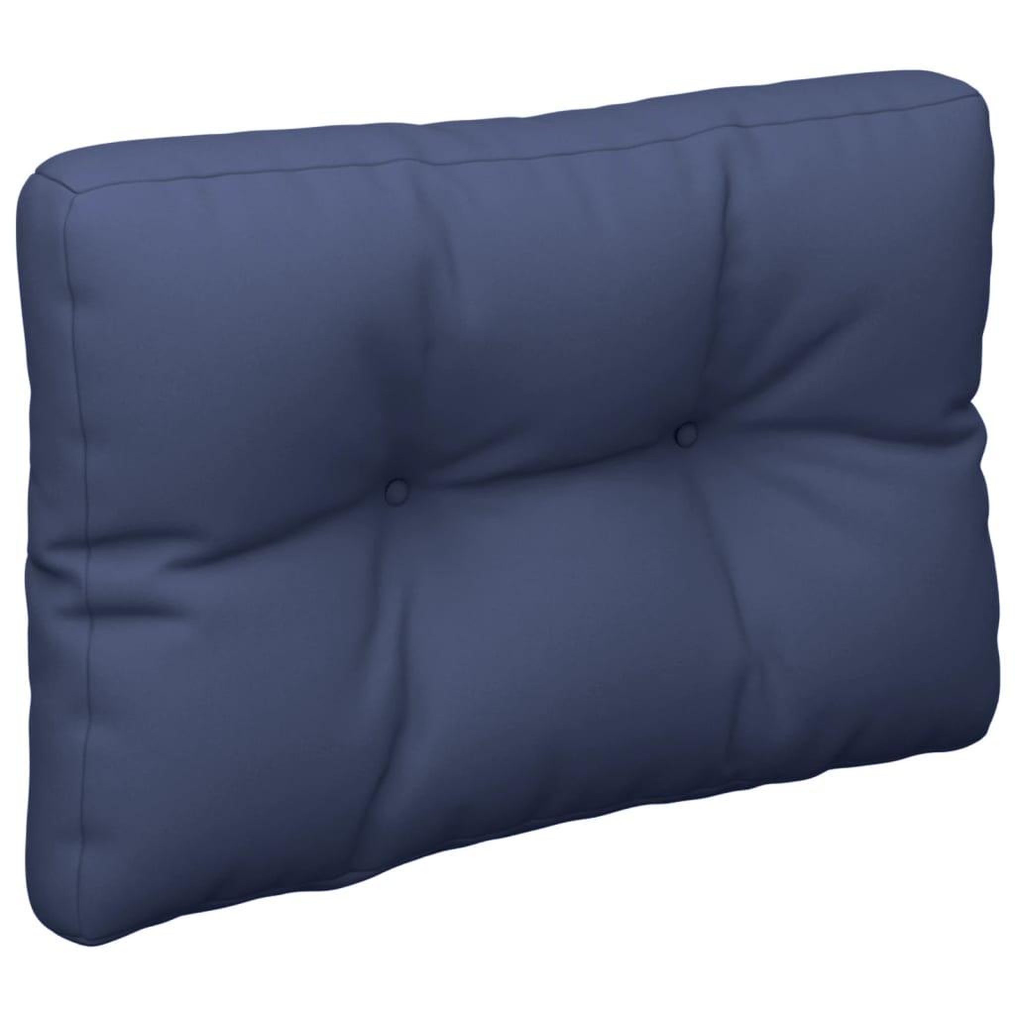 Voir la diapositive 2 : VIDAXL Coussin de palette bleu marine 50x40x12 cm tissu