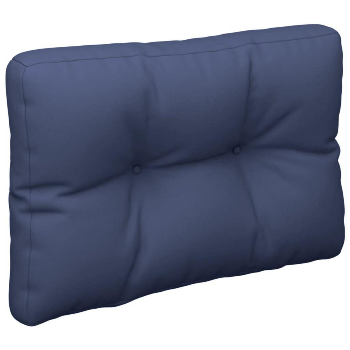 VIDAXL Coussin de palette bleu marine 50x40x12 cm tissu