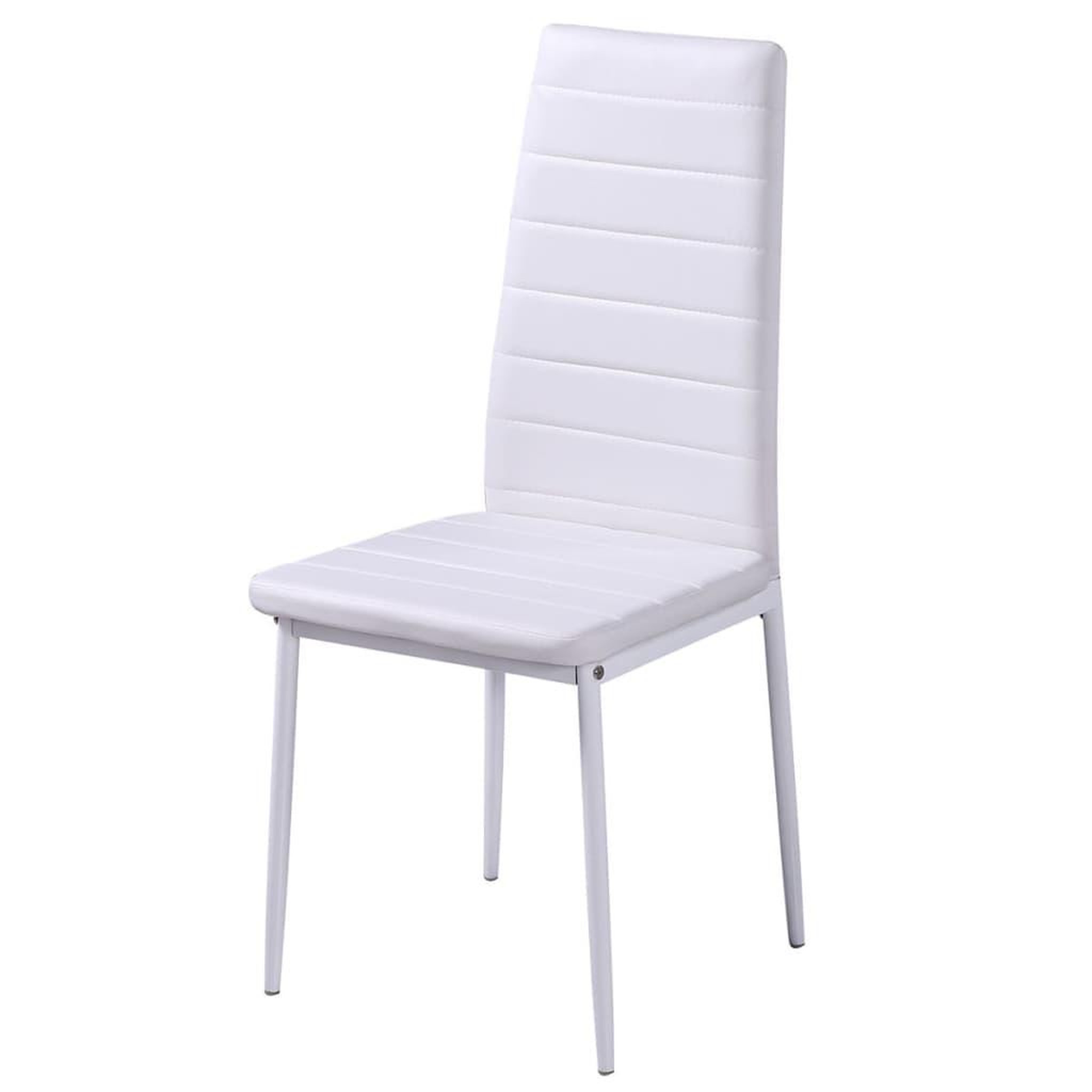 Voir la diapositive 5 : VIDAXL Ensemble de table a manger sept pieces noir et blanc