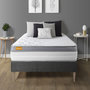 Voir la diapositive 1 : SEPTNUITS Matelas + sommier kit gris Memo Zen Mousse à mémoire de forme MAXI épaisseur