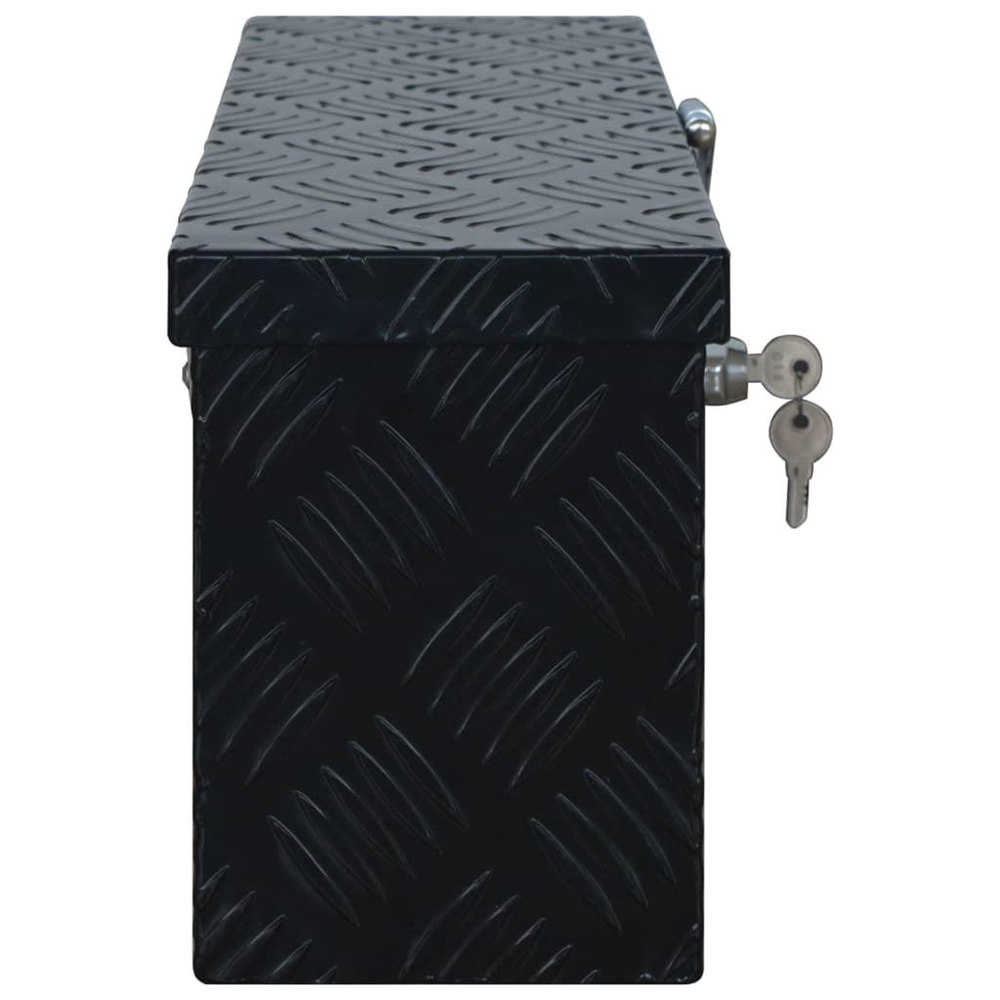 Voir la diapositive 3 : VIDAXL Boîte en aluminium 485x140x200 mm noir