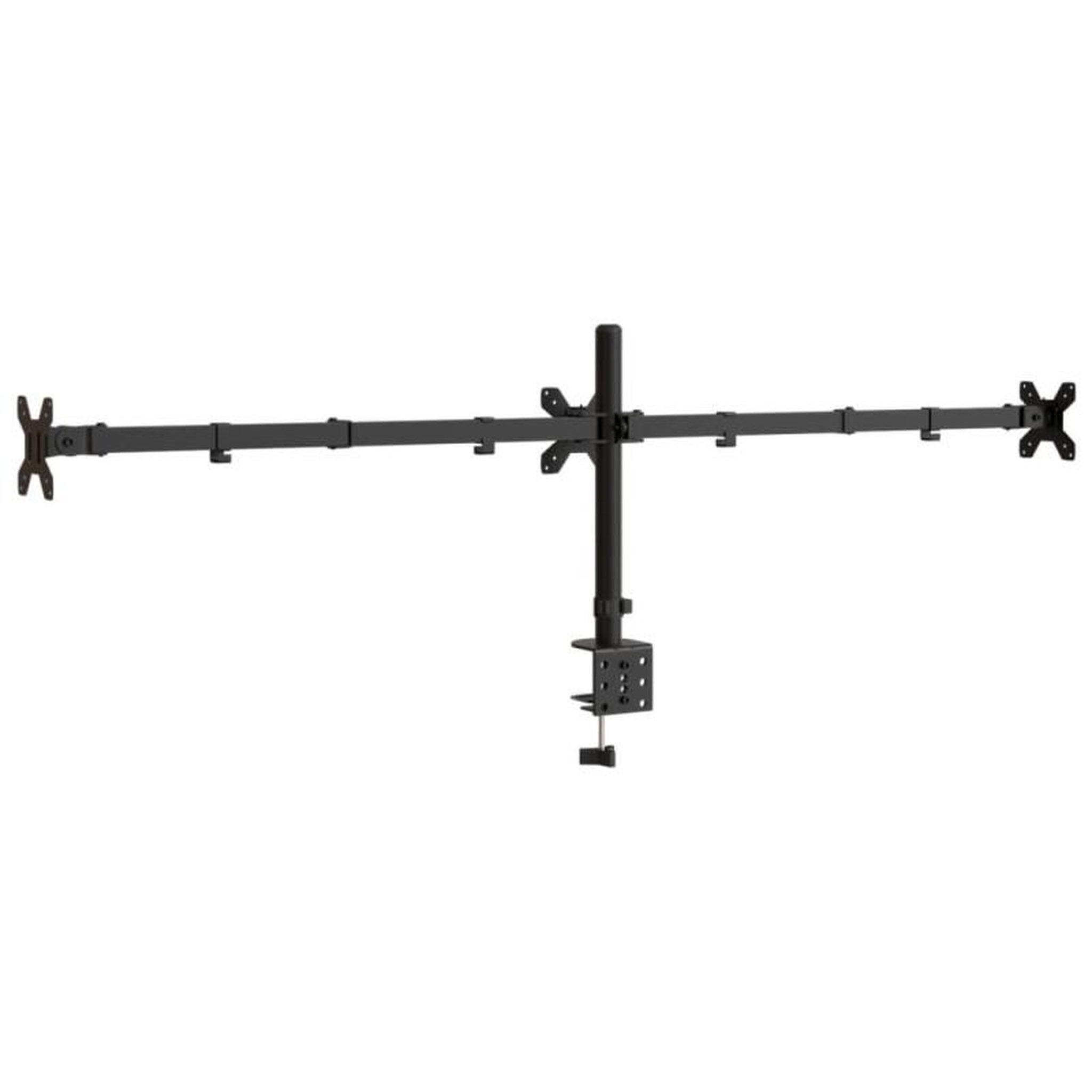 Voir la diapositive 6 : VIDAXL Support de moniteur triple noir acier VESA 75 100 mm