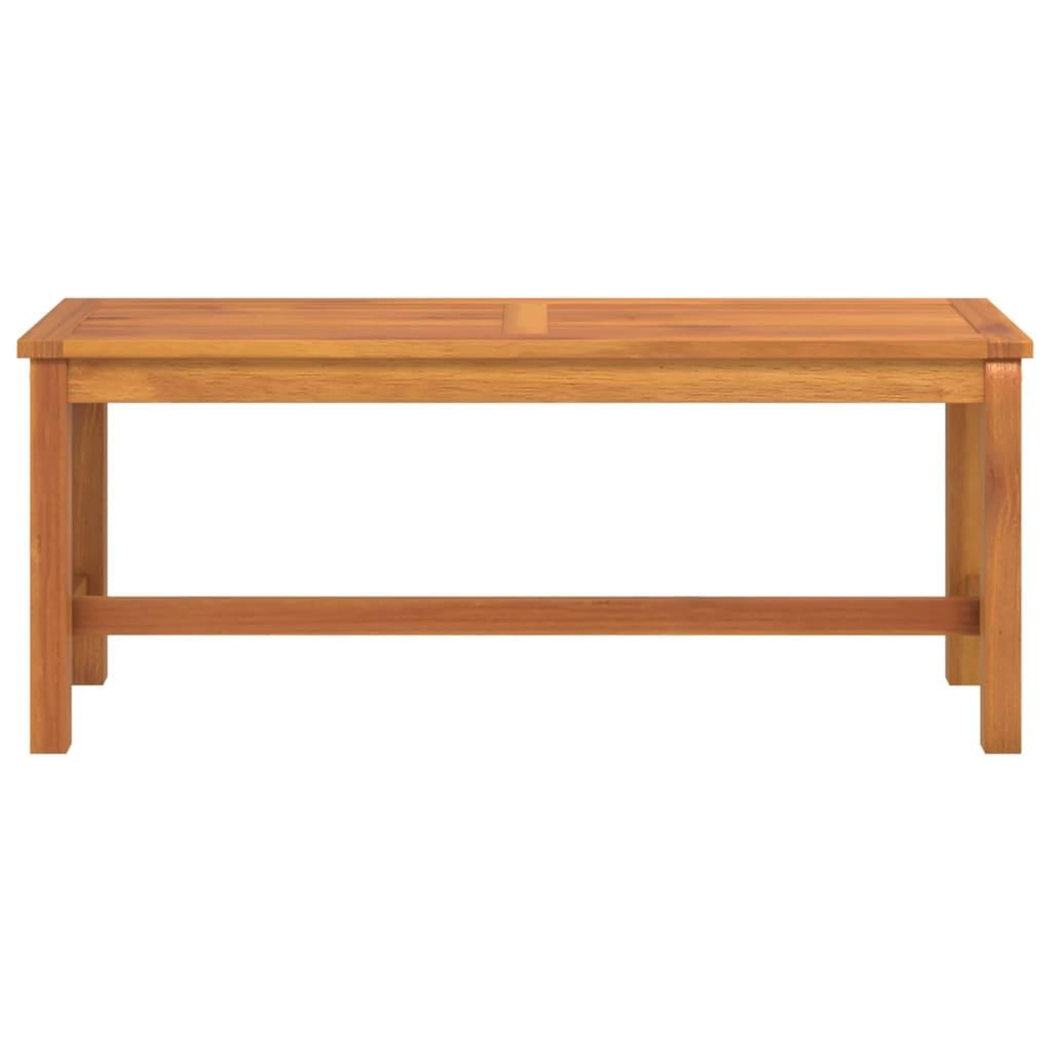 Voir la diapositive 3 : VIDAXL Banc de jardin 110x35x45 cm bois massif d'acacia