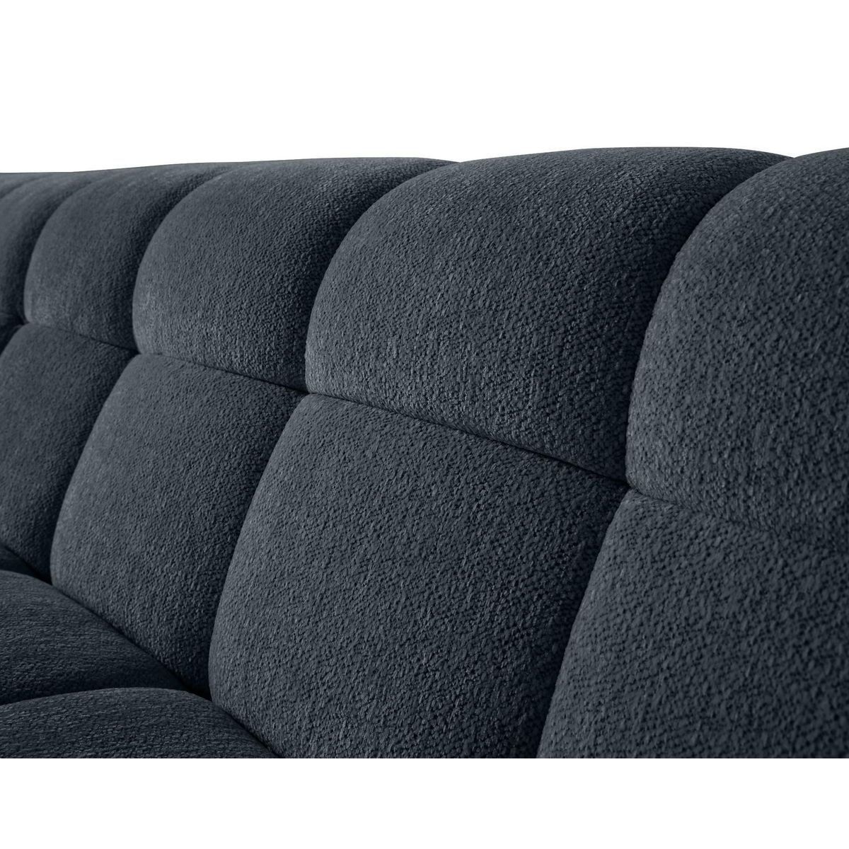 LISA DESIGN Ray - canapé d'angle gauche - 4 places - en tissu texturé