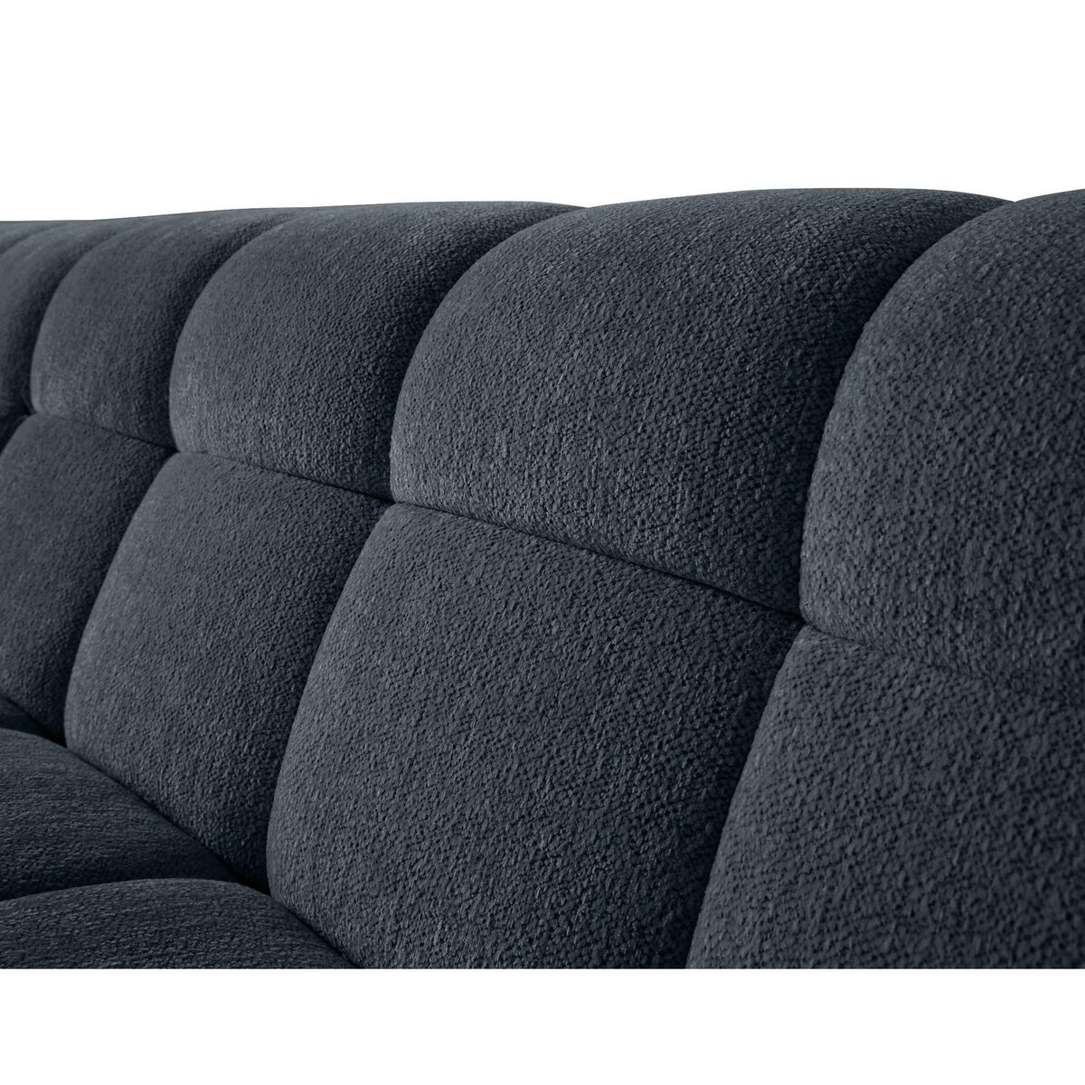 LISA DESIGN Ray - canapé d'angle gauche - 4 places - en tissu texturé