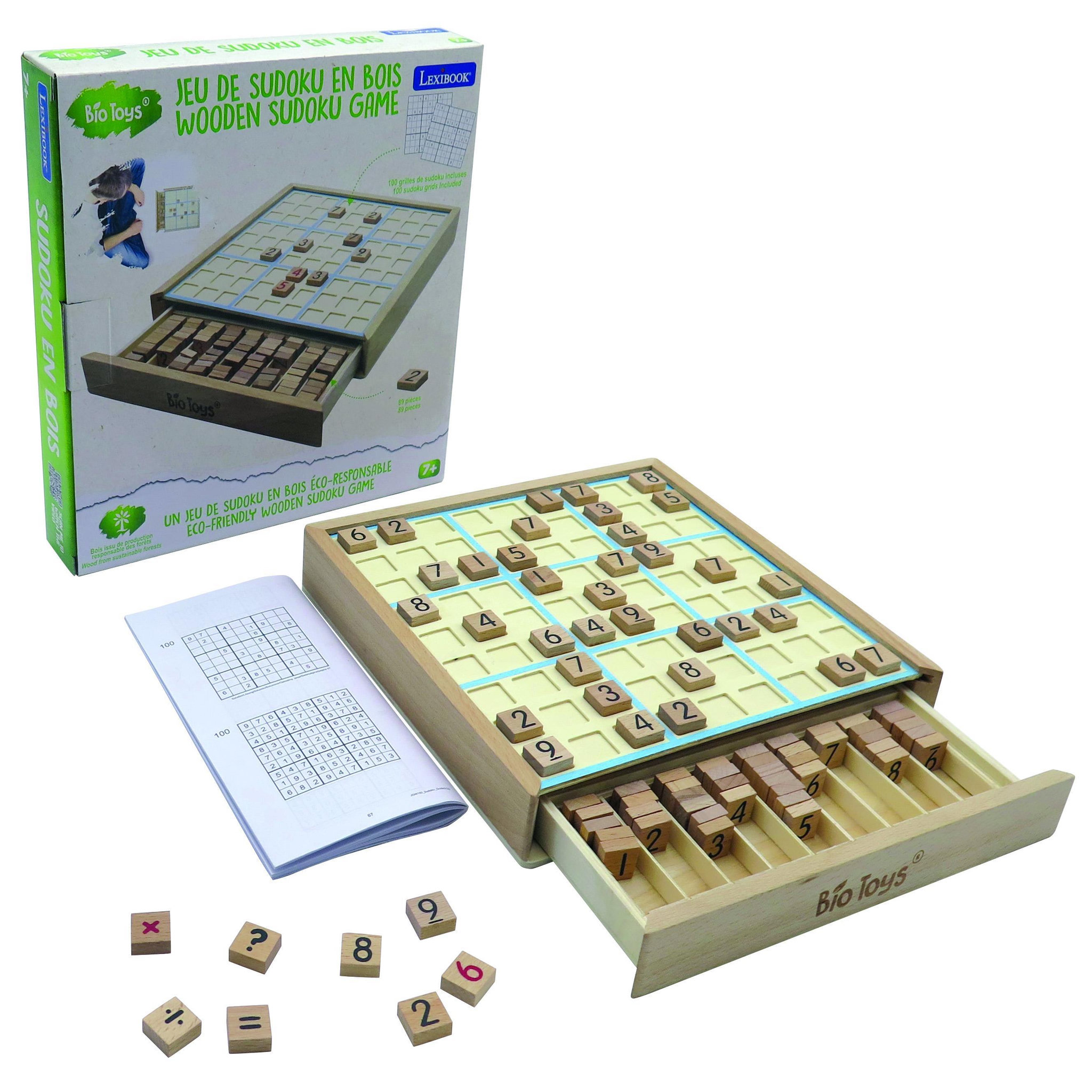 Voir la diapositive 2 : Lexibook Jeu du Sudoku en bois