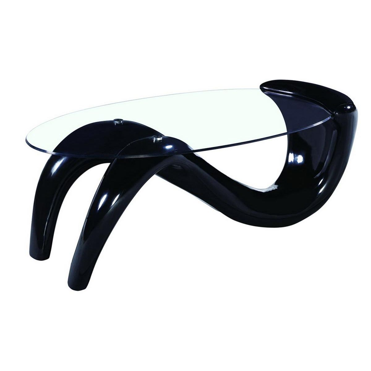 Habitat et Jardin Table basse  Maya  - 127 x 65 x 46 cm - Noir