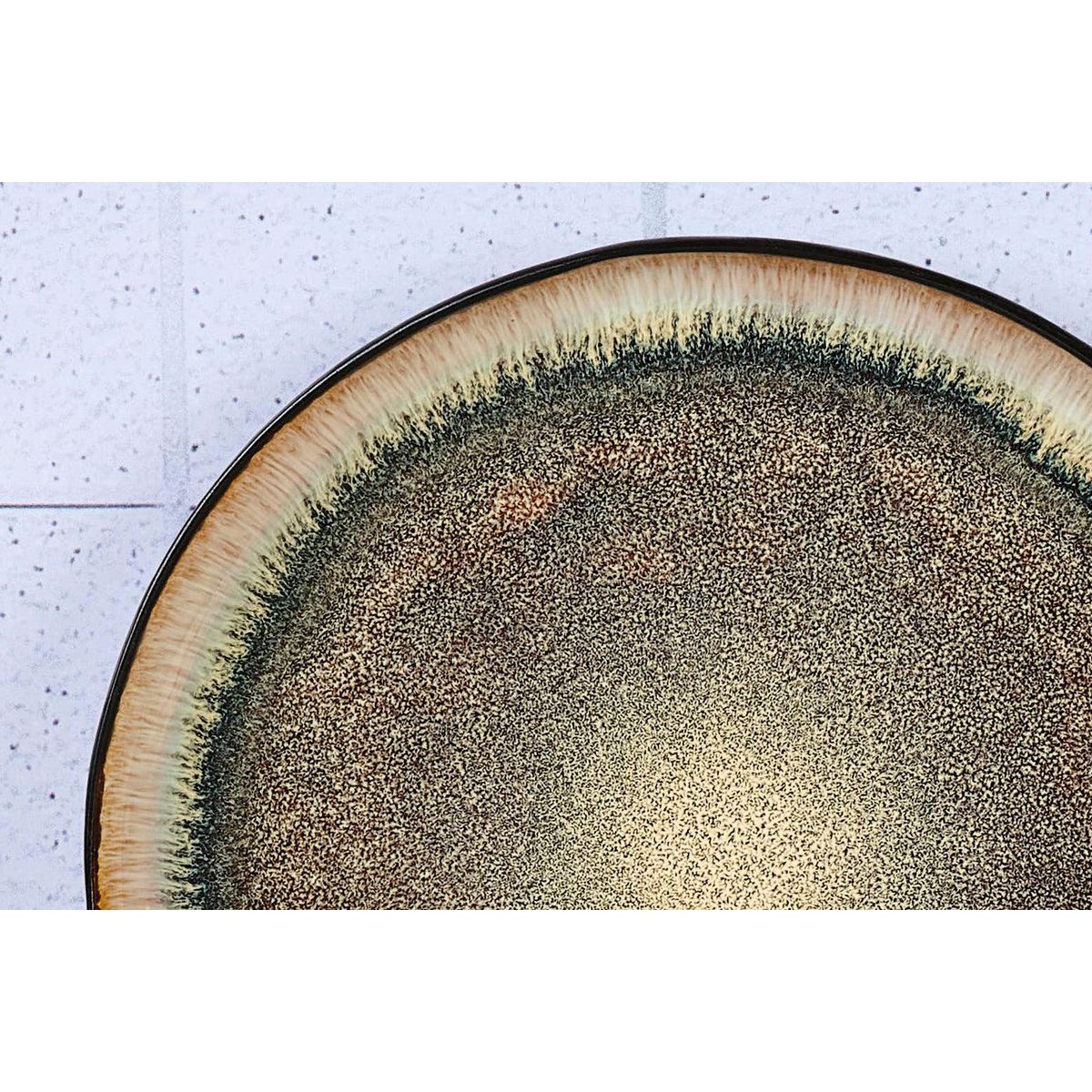 BJORN Assiette IRIS Ø26cm - 6 pièces - Marron sauvage