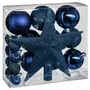 FEERIC LIGHT & CHRISTMAS Kit de décorations pour sapin de noël - 18 Pièces - Bleu nuit
