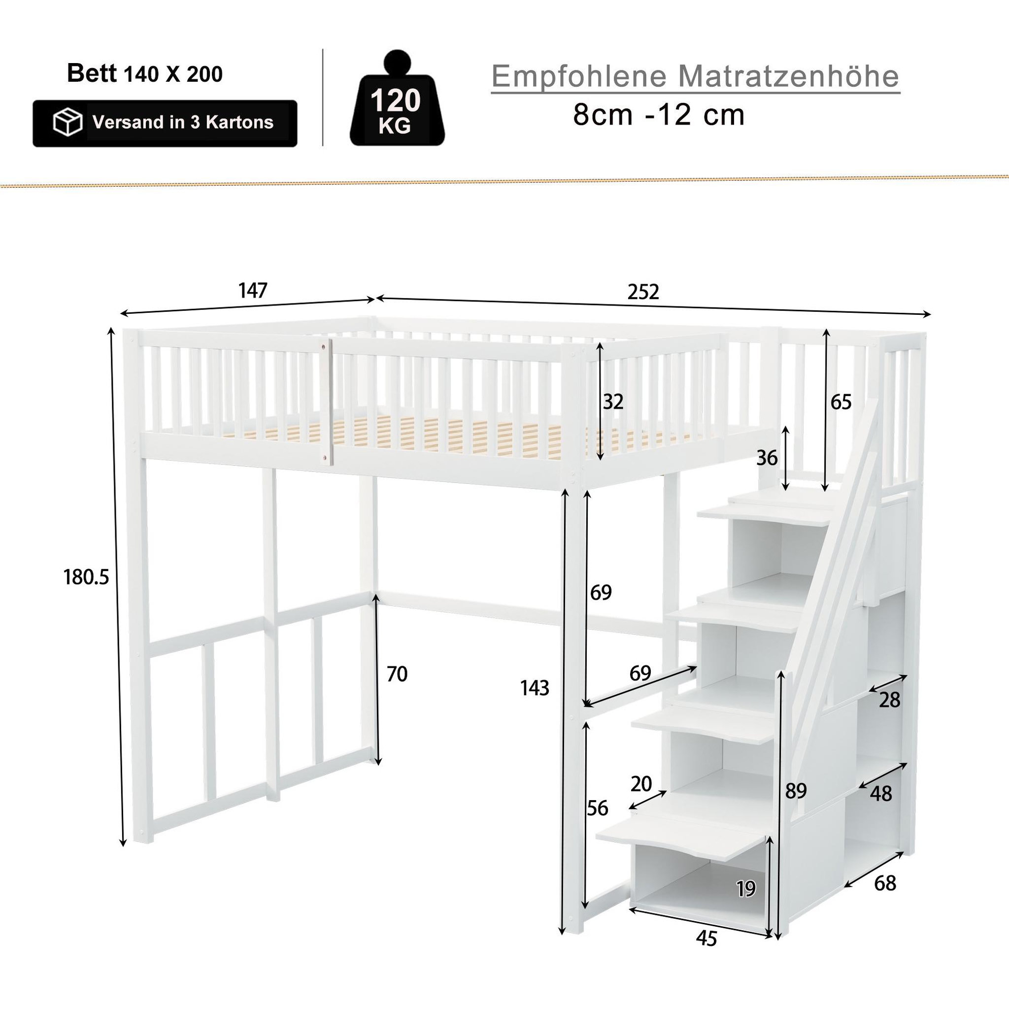 Voir la diapositive 3 : MERAX Lit mezzanine