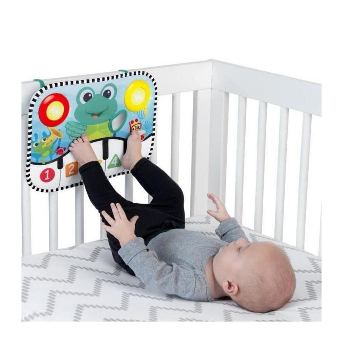 BABY EINSTEIN BABY EINSTEIN Ocean Explorers Neptune's Kick & Explore tapis de jeu musical, jouet pour berceau, des la naissance