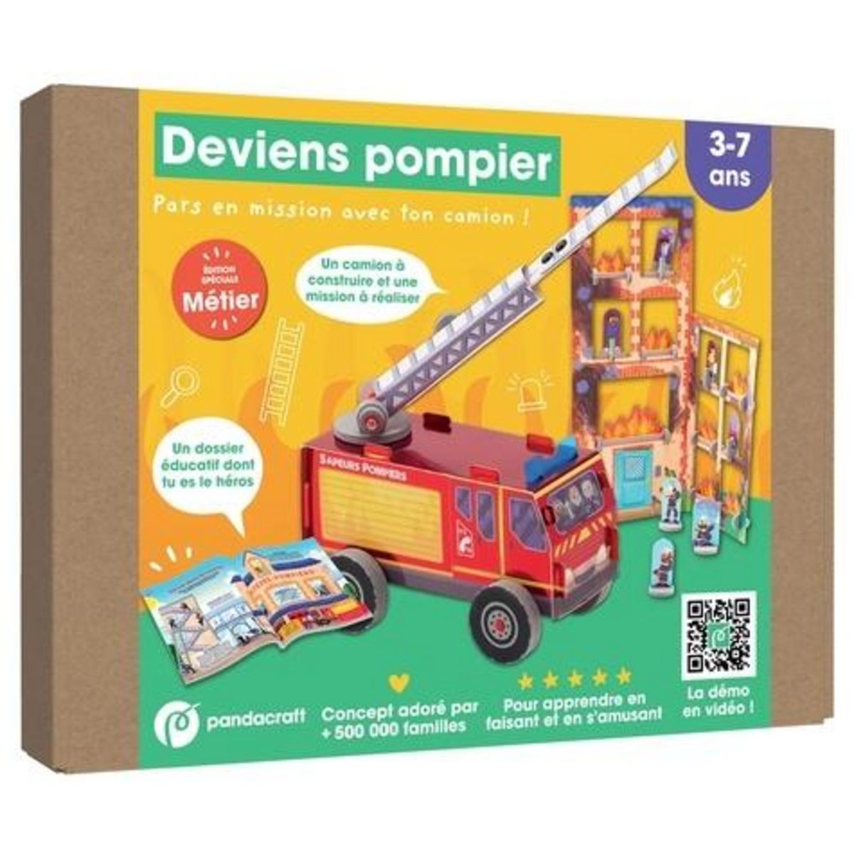 DEVIENS POMPIER. PARS EN MISSION AVEC TON CAMION !, Pandacraft