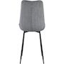 Voir la diapositive 6 : Habitat et Jardin Chaise de salle a manger en tissu haut de gamme   Yanis  - Lot de 4 - Gris