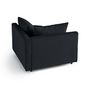 Voir la diapositive 4 : LISA DESIGN Edinburg - module d'assise d'angle droit - en velours côtelé
