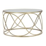 Paris Prix Table Basse Design  Lury  70cm Or