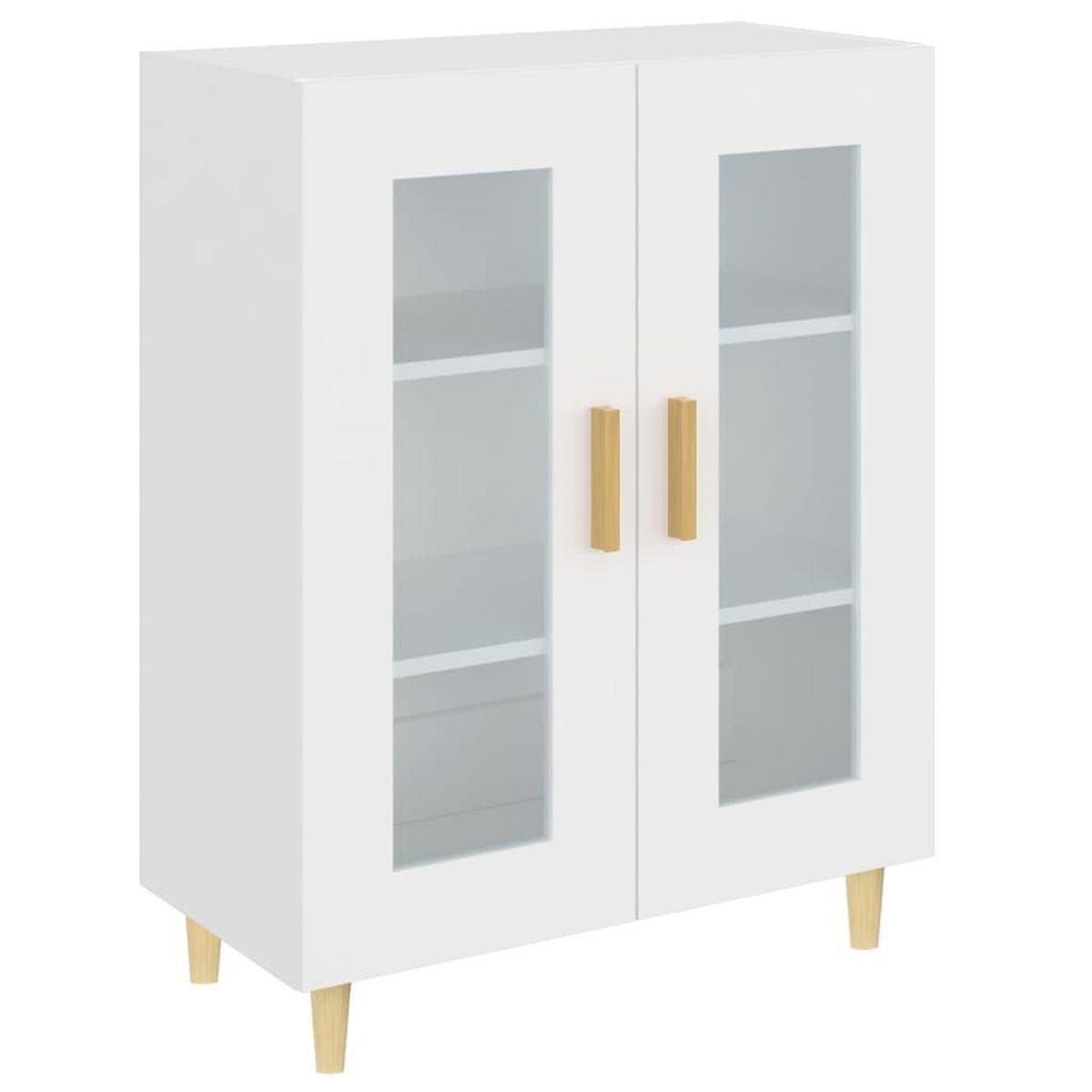 VIDAXL Buffet blanc 69,5x34x90 cm bois d'ingenierie