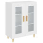 Voir la diapositive 2 : VIDAXL Buffet blanc 69,5x34x90 cm bois d'ingenierie