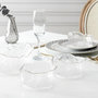 Voir la diapositive 4 : Paris Prix Lot de 3 Coupelles en Verre  Lua  16cm Transparent