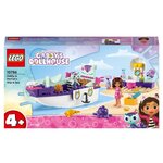 LEGO 10786 Gabby et la Maison Magique Le Bateau et le Spa de Gabby et Marine, Set avec Salon de Beauté, Figurines et Accessoires, Jouet pour Filles, Garçons, Enfants Dès 4 Ans
