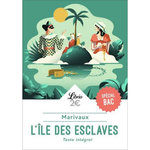 L'ILE DES ESCLAVES. PROGRAMME NOUVEAU BAC 2022 1RE - PARCOURS  MAITRES ET VALETS , Marivaux Pierre de