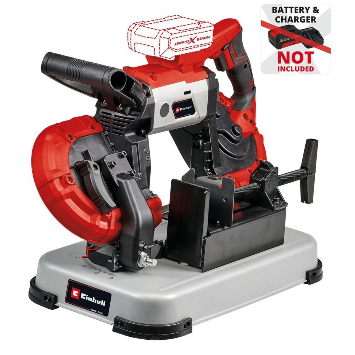 Einhell Scie à ruban sans fil TE-MB 18/127 U Li-Solo