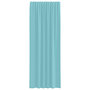 Voir la diapositive 4 : VIDAXL Rideaux en voile avec boucles 2 pcs turquoise 140x260 cm