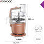 Voir la diapositive 5 : KENWOOD Robot multifonction MULTIPRO GO FDP23.140RD