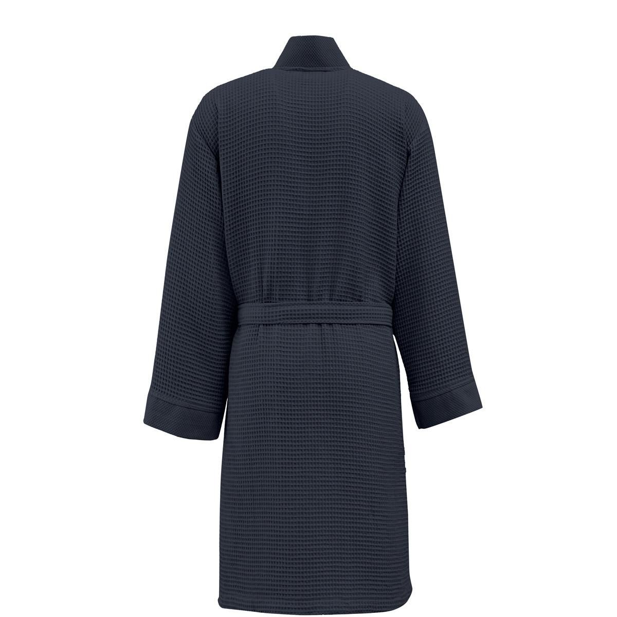 Sensei Maison Peignoir court femme nid d'Abeille col piqué SPA