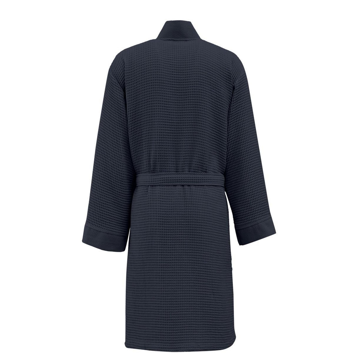 Sensei Maison Peignoir court femme nid d'Abeille col piqué SPA