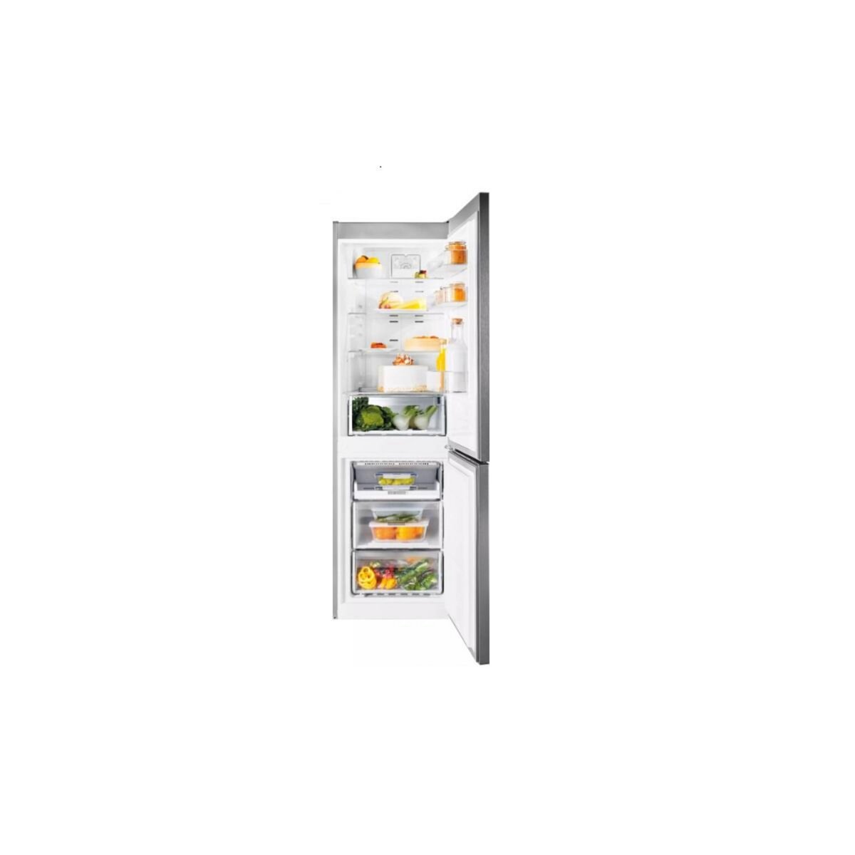 Whirlpool Réfrigérateur combiné 60cm 320l nofrost - WFNF82EOXFR