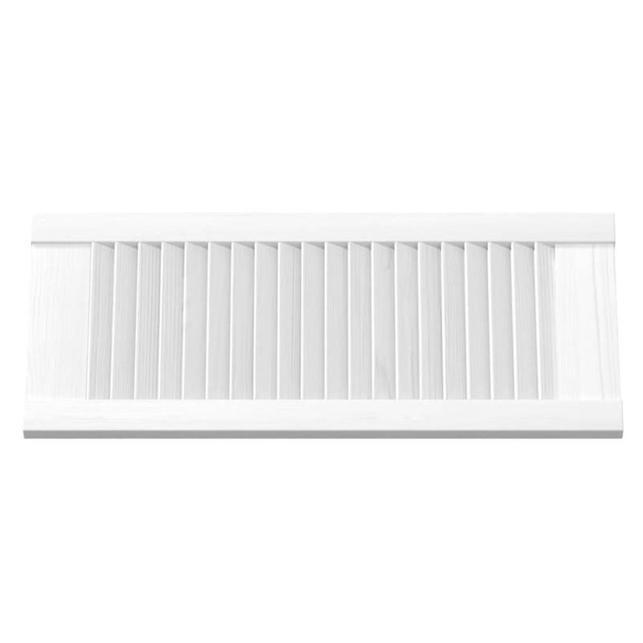 Voir la diapositive 5 : VIDAXL Porte d armoire à persiennes blanc 69x29,5 cm