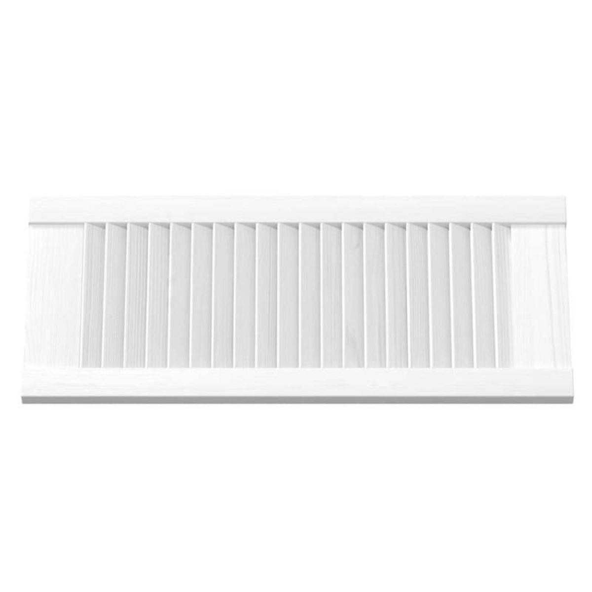 VIDAXL Porte d armoire à persiennes blanc 69x29,5 cm